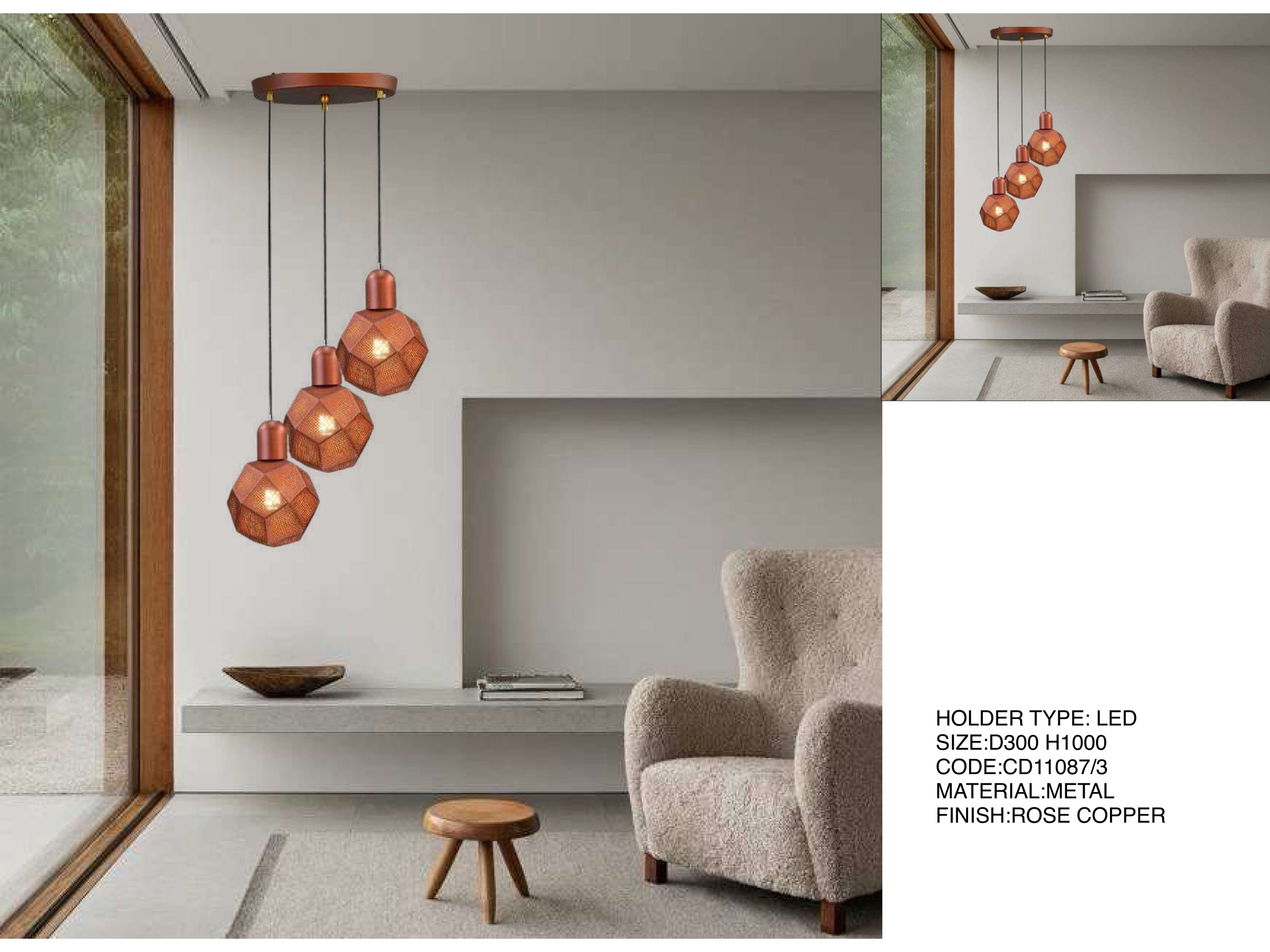 Beyond Lights - Metal Pendant Light- LCHL